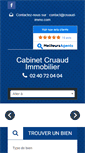 Mobile Screenshot of cruaud-immo.com